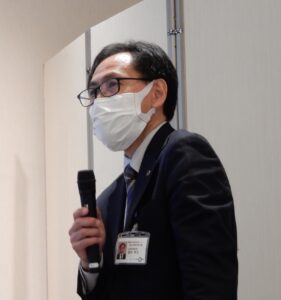 講演する県産業技術センターの遠田幸生氏