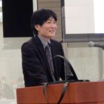 講演する秋田大学の大田秀隆教授